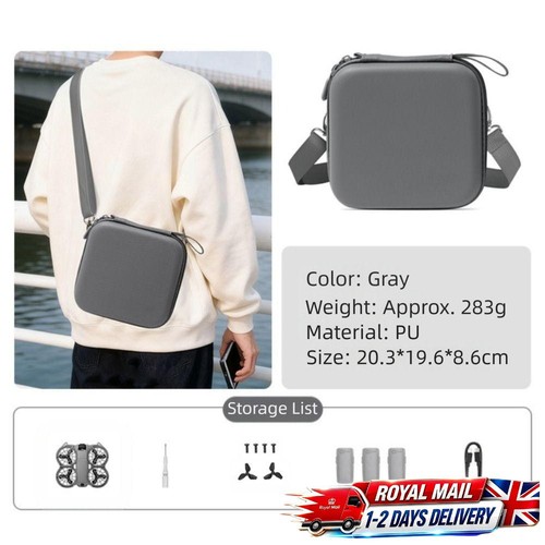 With shoulder strap drone - with,
